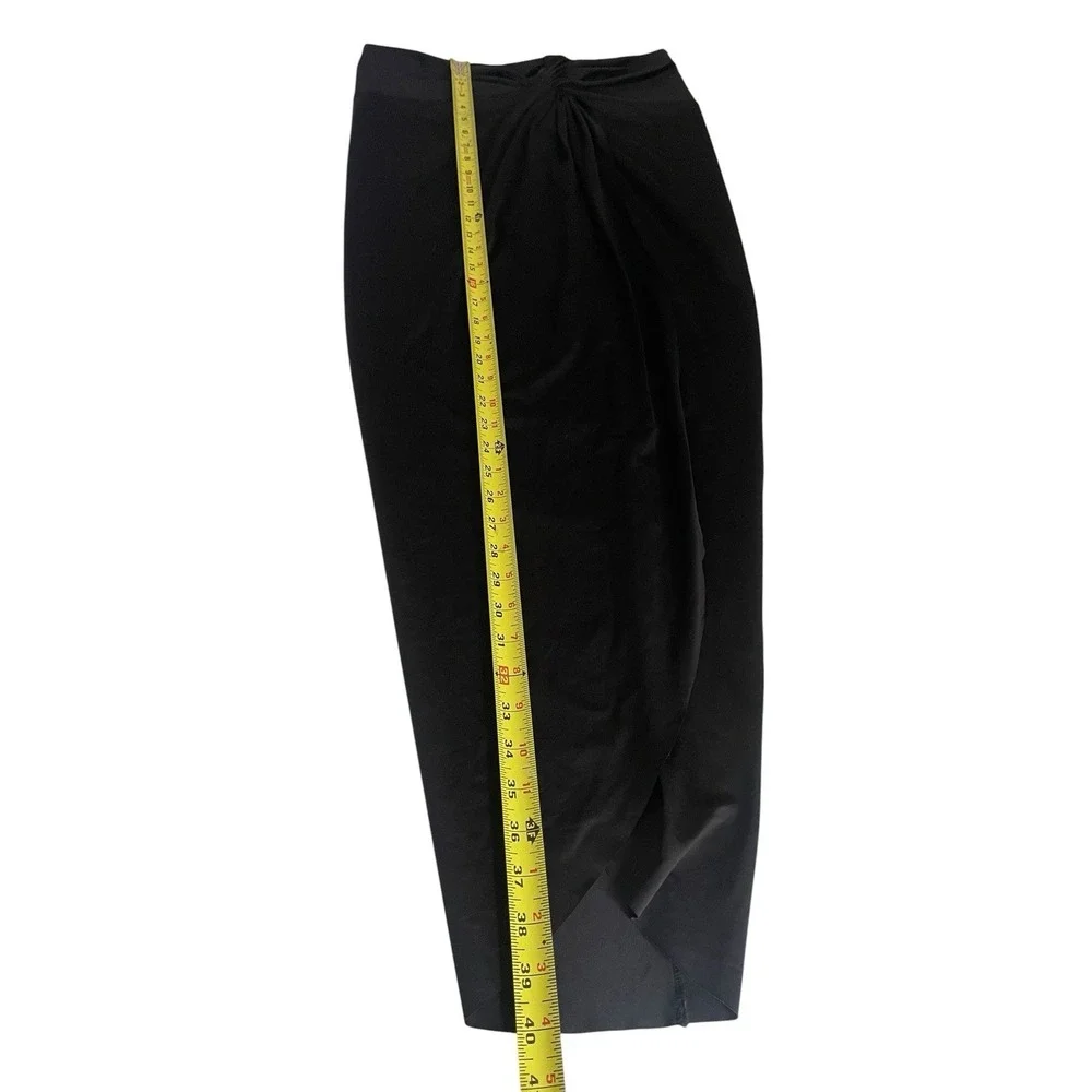 SKIMS Swim Sarong Skirt Onyx Black Cover Up Beach Resortcore Vacation Pool XL